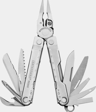 Leatherman Rebar with leather pouch
