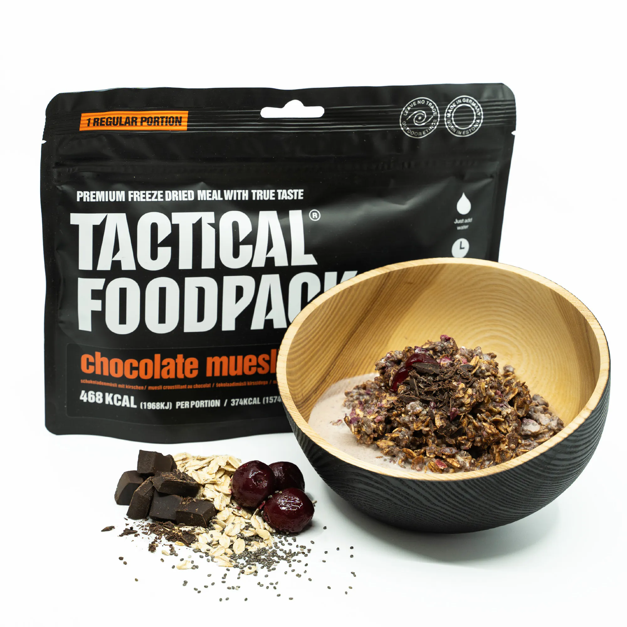 Tactical Foodpack Chocolate Muesli With Cherries  03