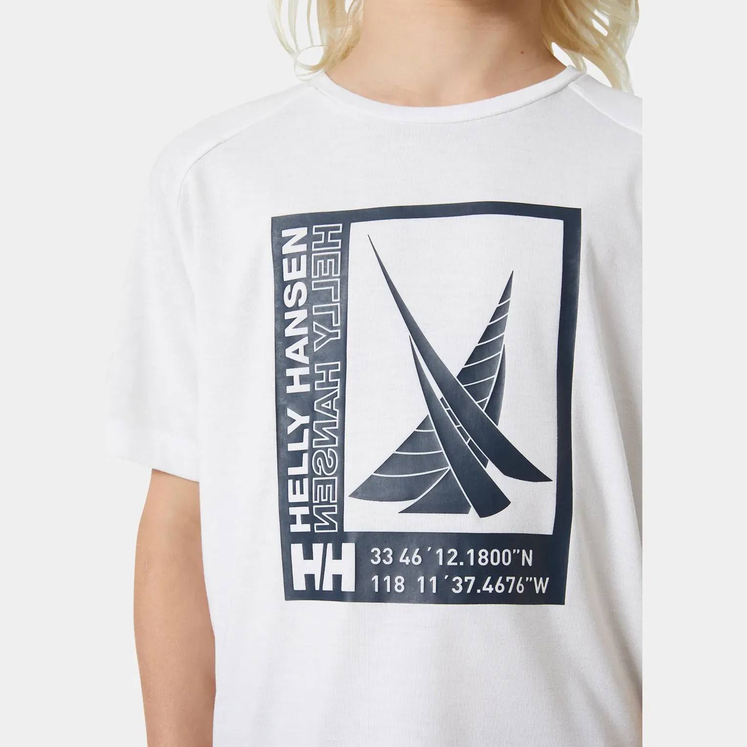 Helly Hansen Jr Port Tee White 04