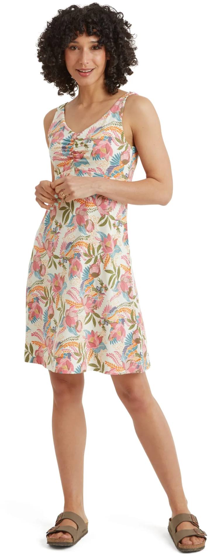 Sherpa Women's Neha Empire Dress Pink Rose 02