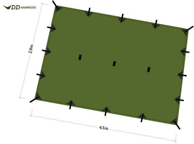 DD Hammocks Superlight Tarp XL  03