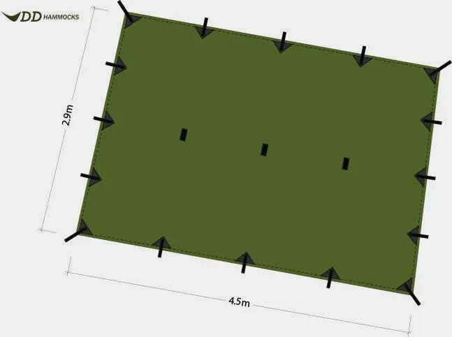 DD Hammocks Superlight Tarp XL 03