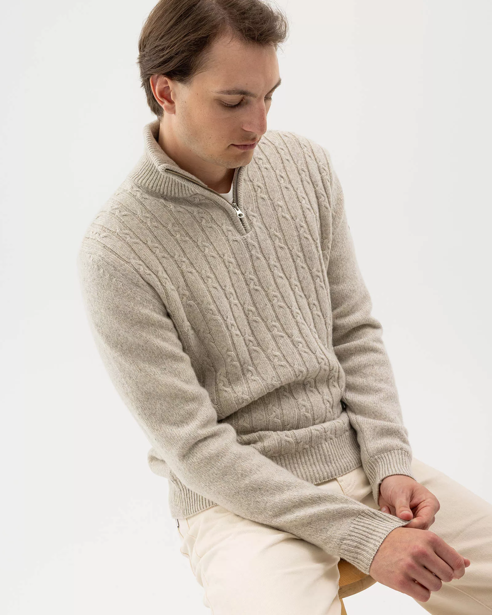 Holebrook Men's Alvin T-neck WP Chai 02