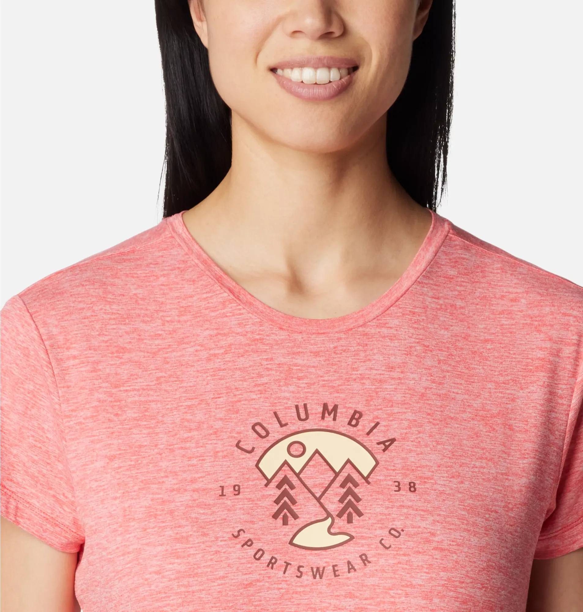 Columbia Women's Sloan Ridge Graph Tee Juicy 03