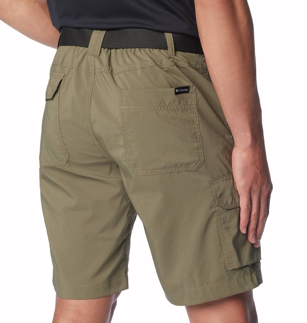 Columbia Men's Silver Ridge Utility Cargo Short 10" Stone Heather Green 04