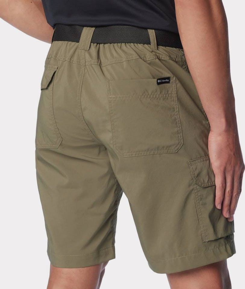 Columbia Men's Silver Ridge Utility Cargo Short 10" Stone Heather Green 04