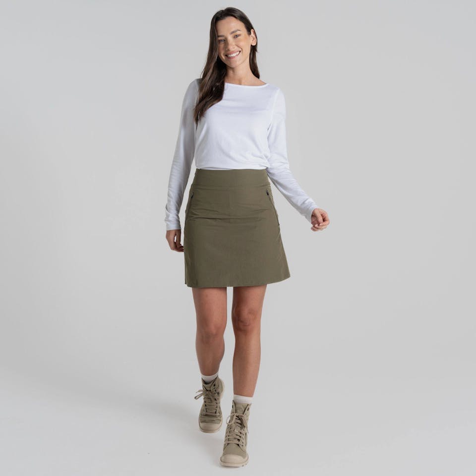 Craghoppers Women's Nosilife Pro Skort Olive 05