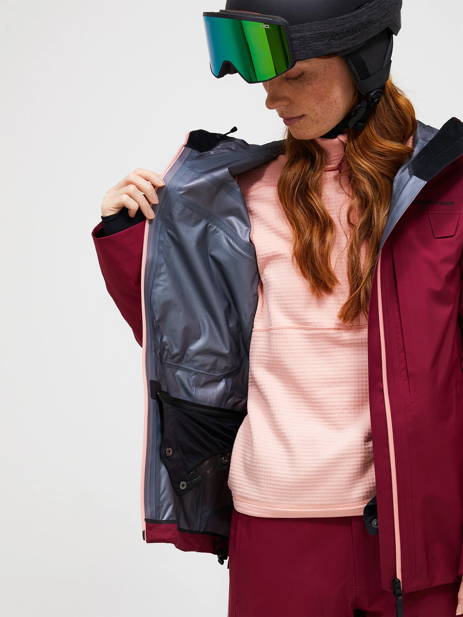 Peak Performance Women's Alpine GTX C-Knit 3L Shell Jacket Vertical Zenith 06