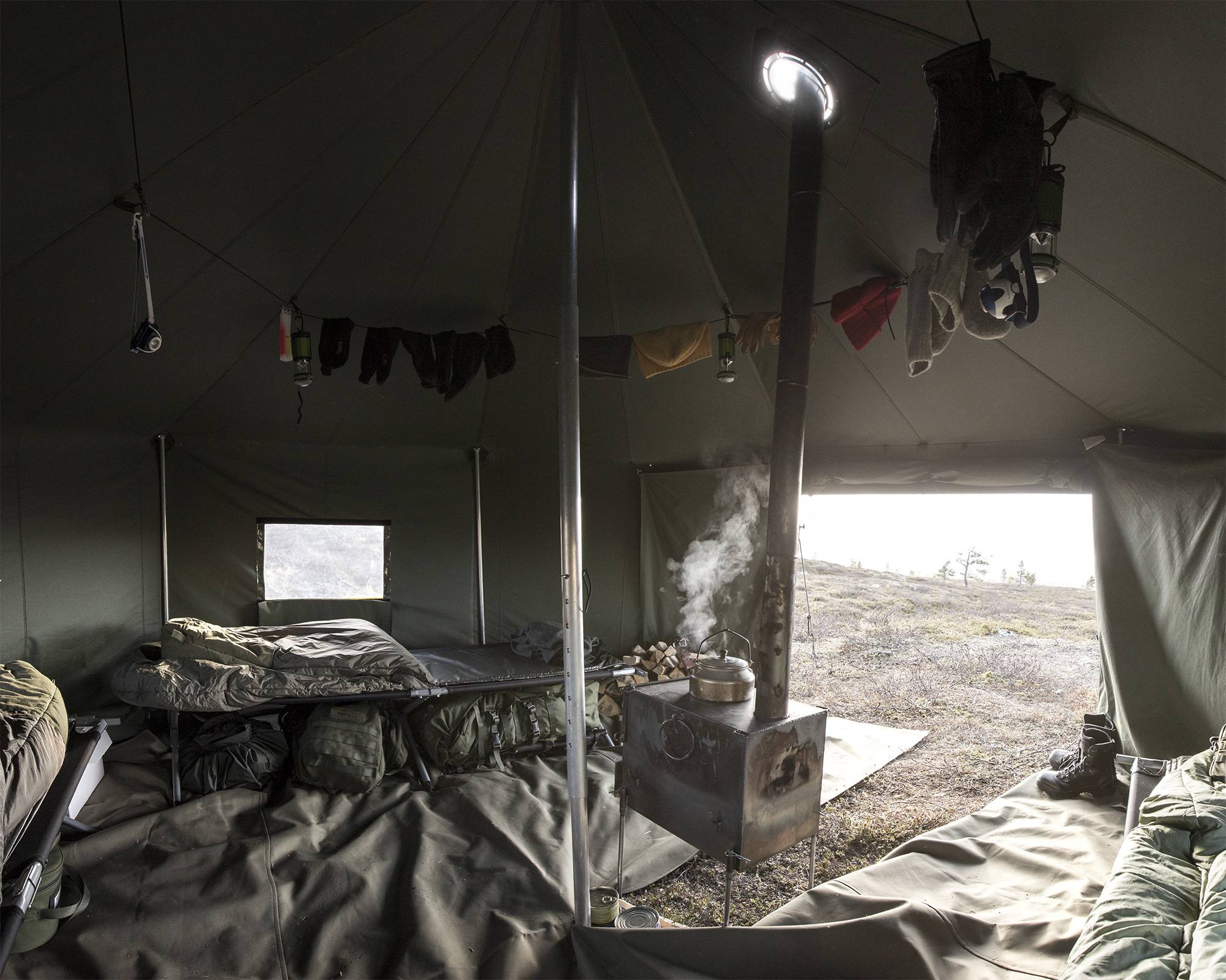 Savotta Tent stove for Sauna (incl. rock holders)  07