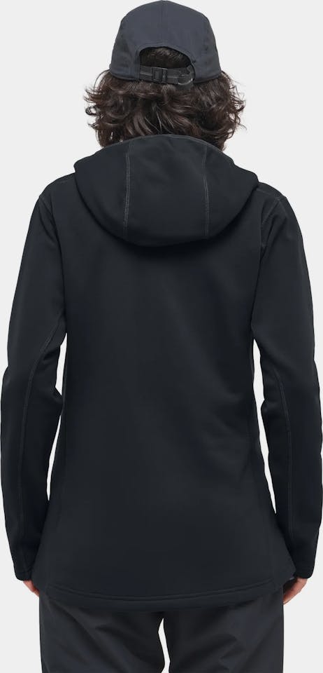 Haglöfs Women's Rosson Mid Hood True Black 02