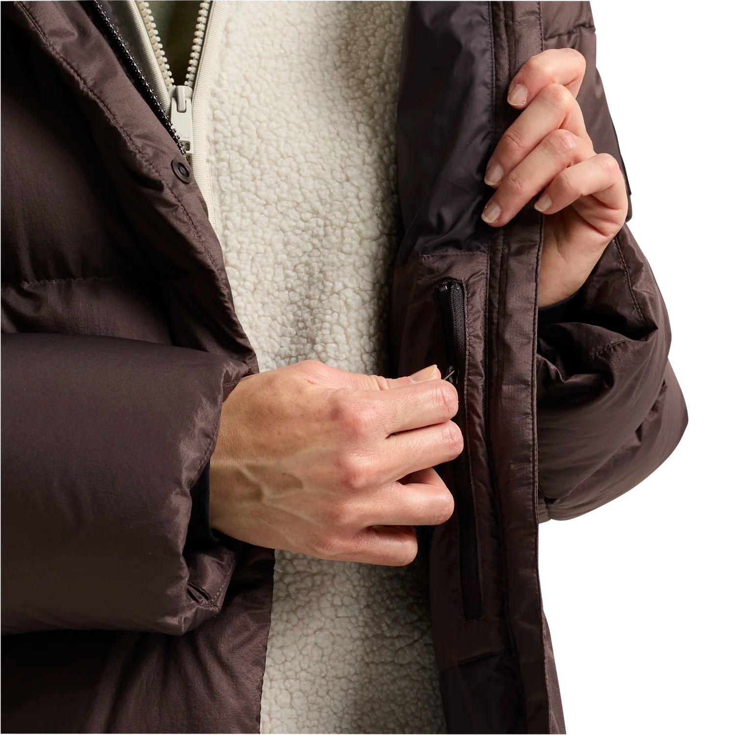 Jack Wolfskin Women's Icy Hill Down Coat Peat Moss 08