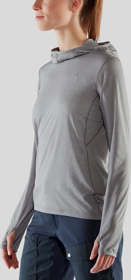 Fjällräven Women's Abisko Sun Hoodie Flame Orange 06