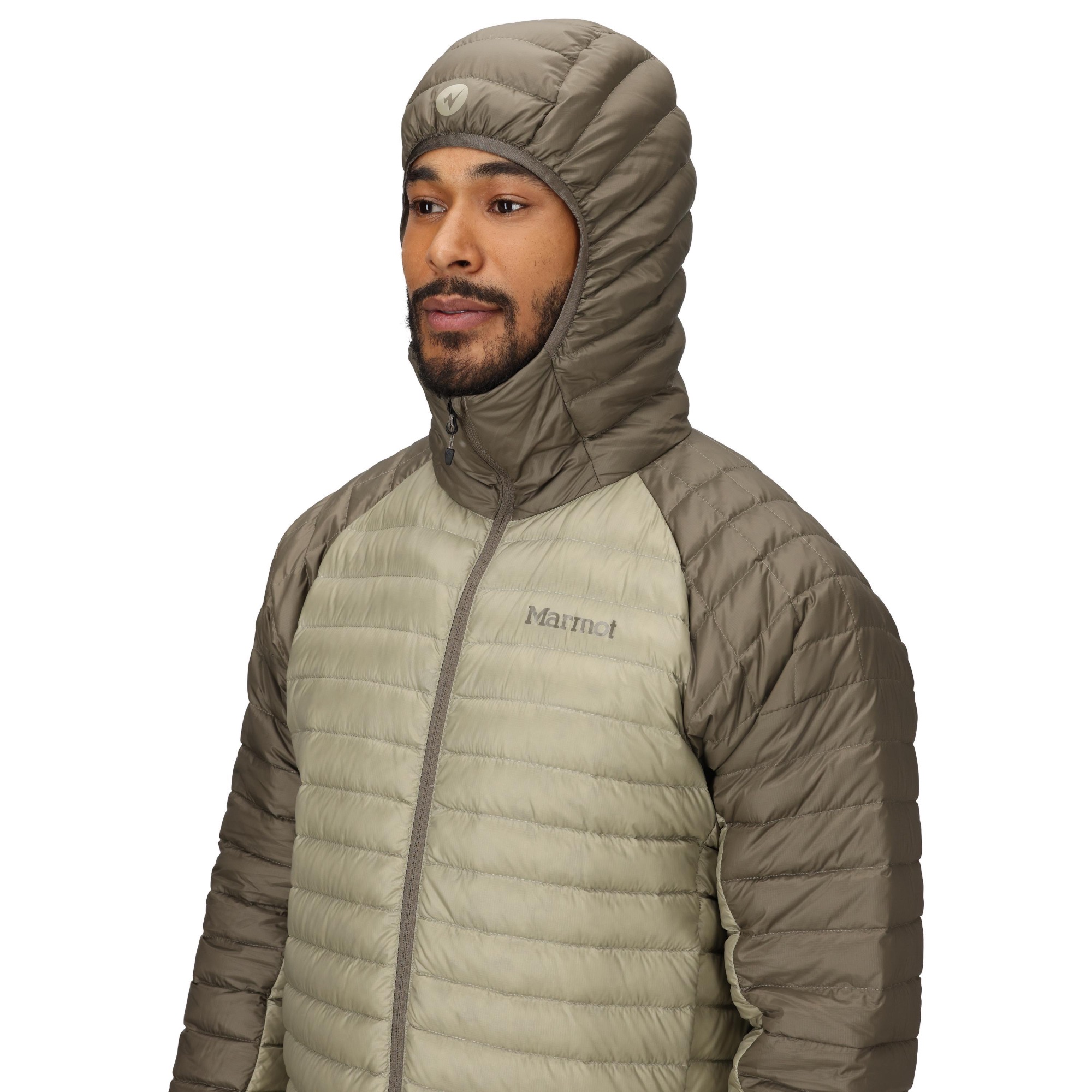 Marmot Men's Hype Down Hoody Claystone/Shale Grey 04