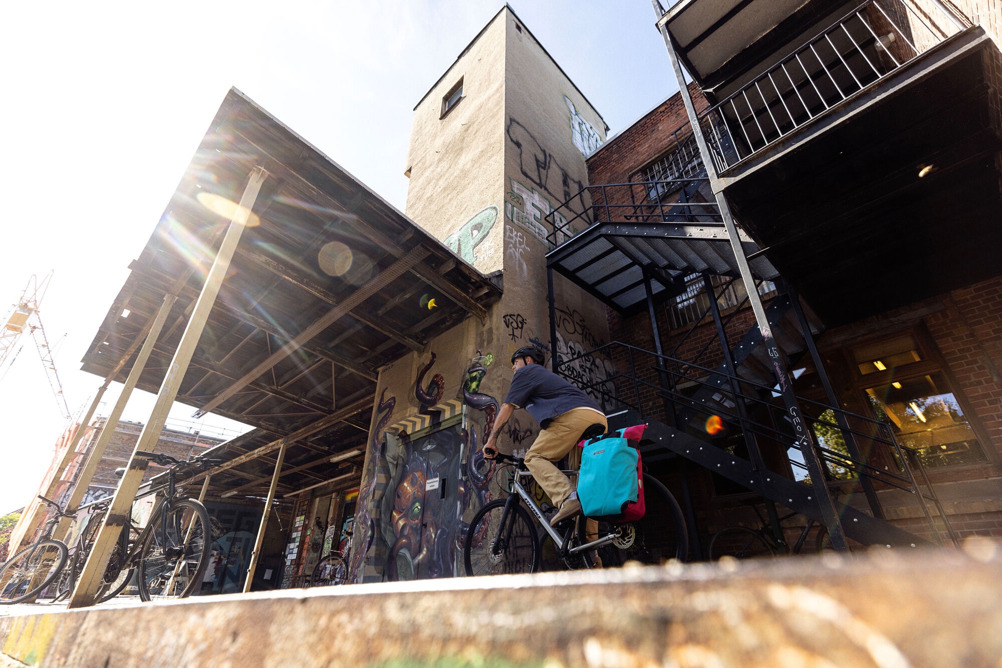 Ortlieb Vario Cyber 26L Sininen / Pinkki 02