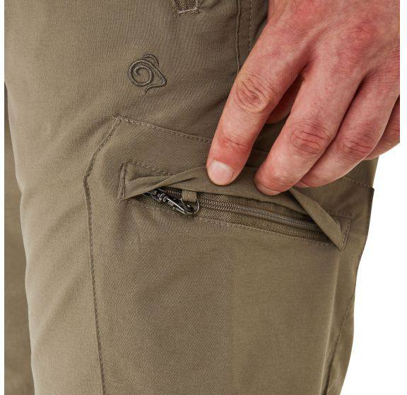 Craghoppers Kevyt paita ja katkolahjehousut miehille Tummanharmaa 35