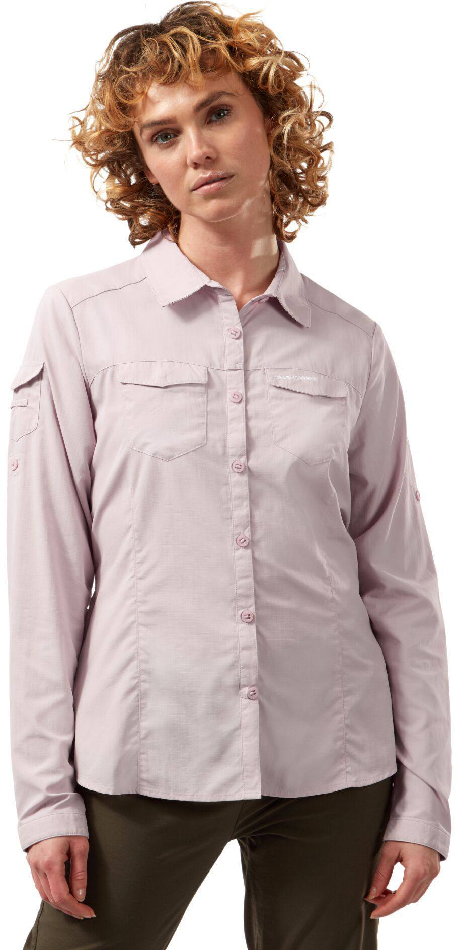 Craghoppers Nosilife Adventure II LS W Shirt Lila 03