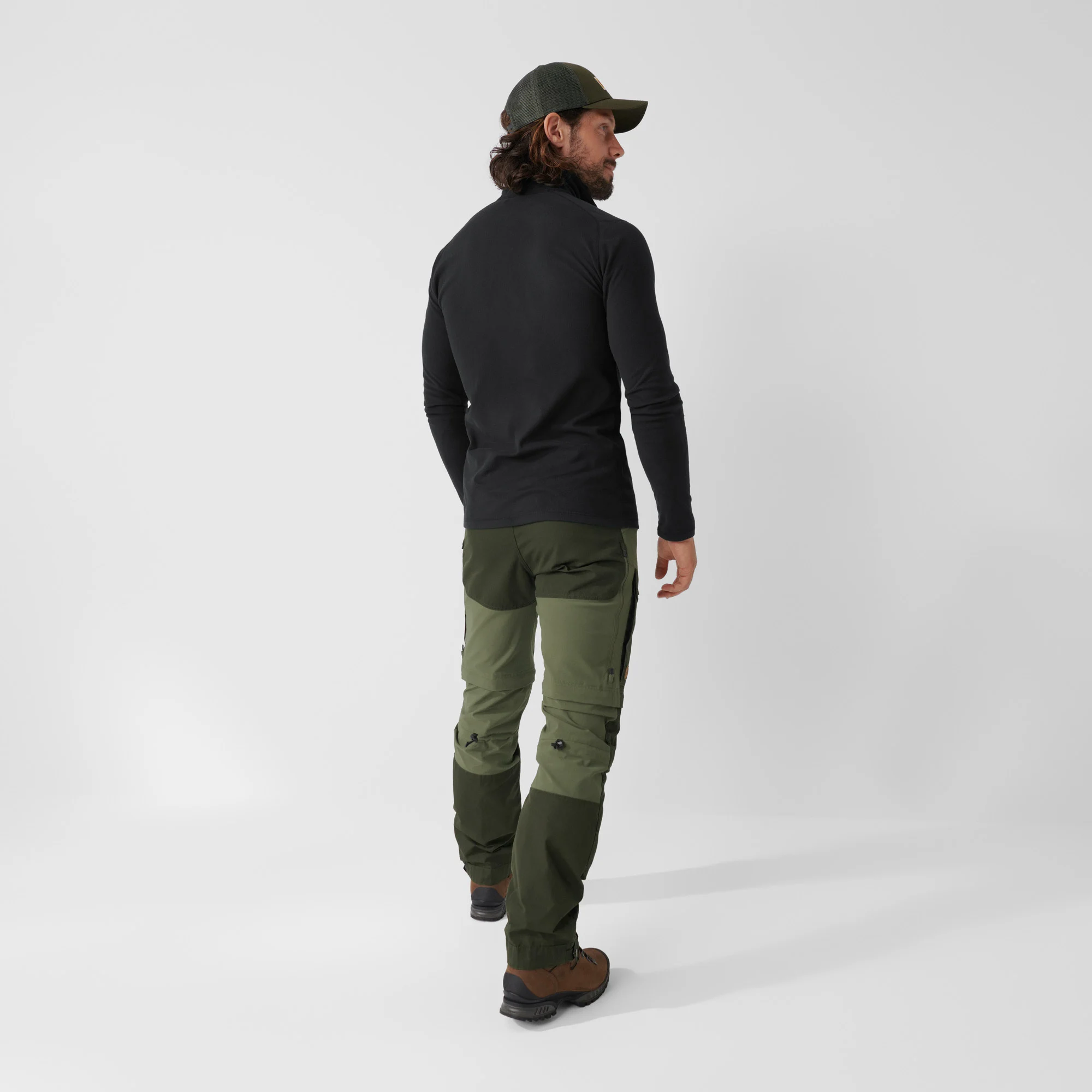 Fjällräven Keb Gaiter Trousers Long Musta / Stone 11
