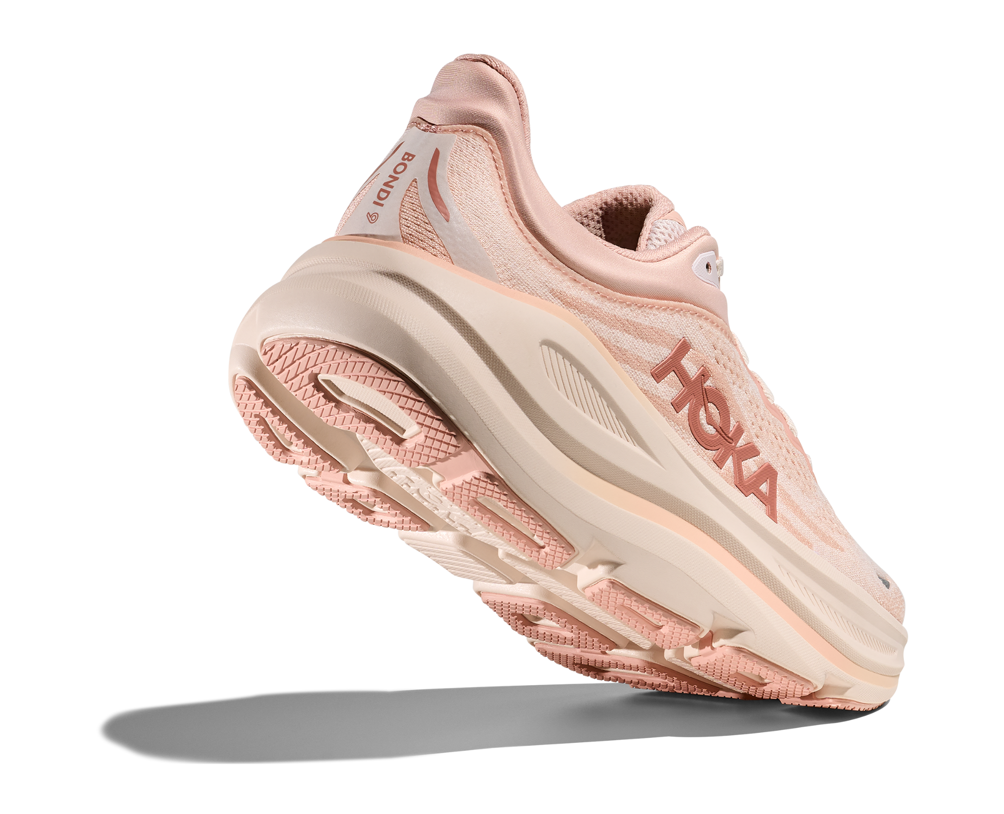 Hoka Women's Bondi 9 Rose Latte / Rose Cream 05