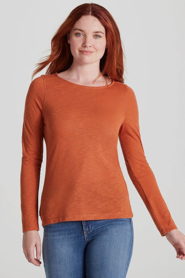 Craghoppers Nosilife Erin II W LS Top Oranssi 01