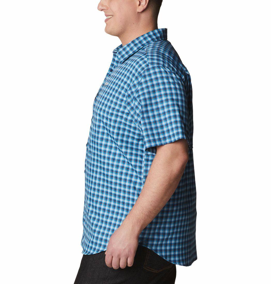 Columbia Men's Silver Ridge Utility Novelty Big Short Sleeve Navy 04