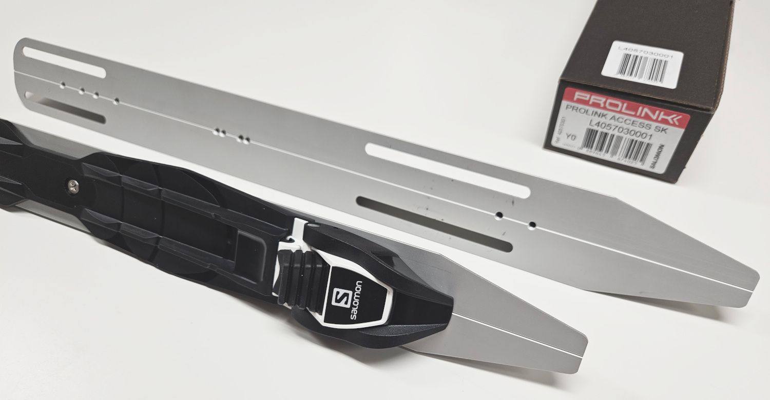 Black Ice Bi006 + Salomon Prolink Access Skate -side  02