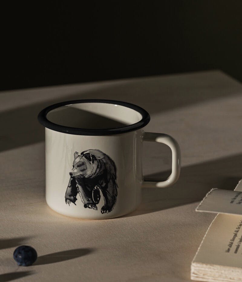 Muurla X Teemu Järvi Bear Enamel Mug  04