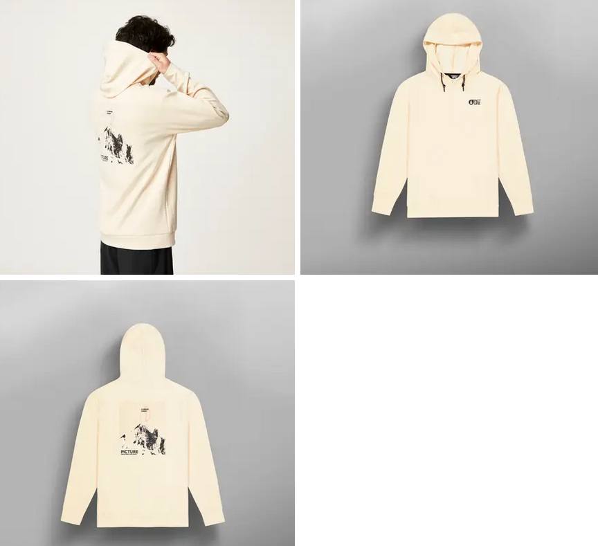 Picture Organic Clothing Men's Flack Tech Hoodie Wood Ash 03