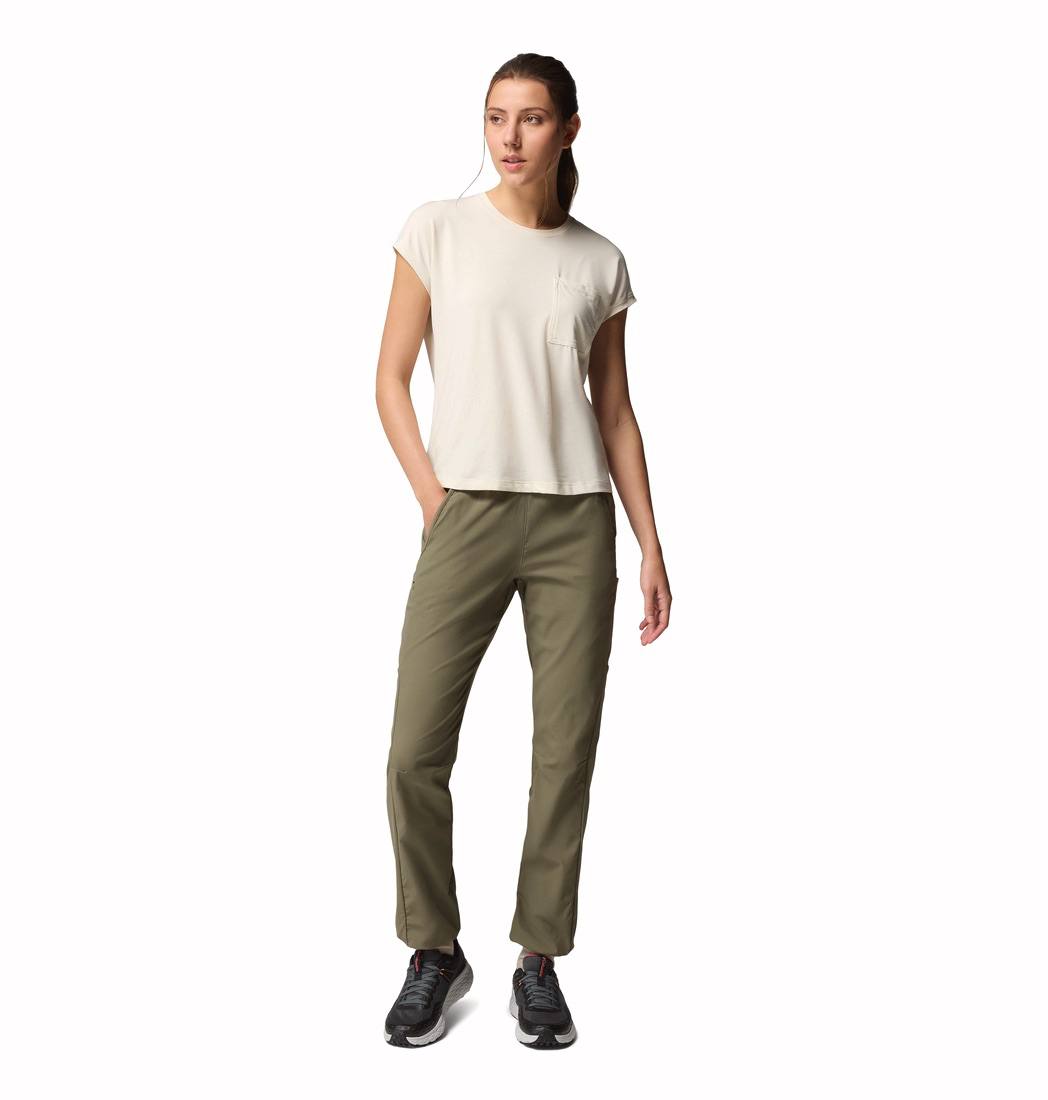 Columbia Women's Leslie Falls Pull-on Pant Tummanvihreä 08