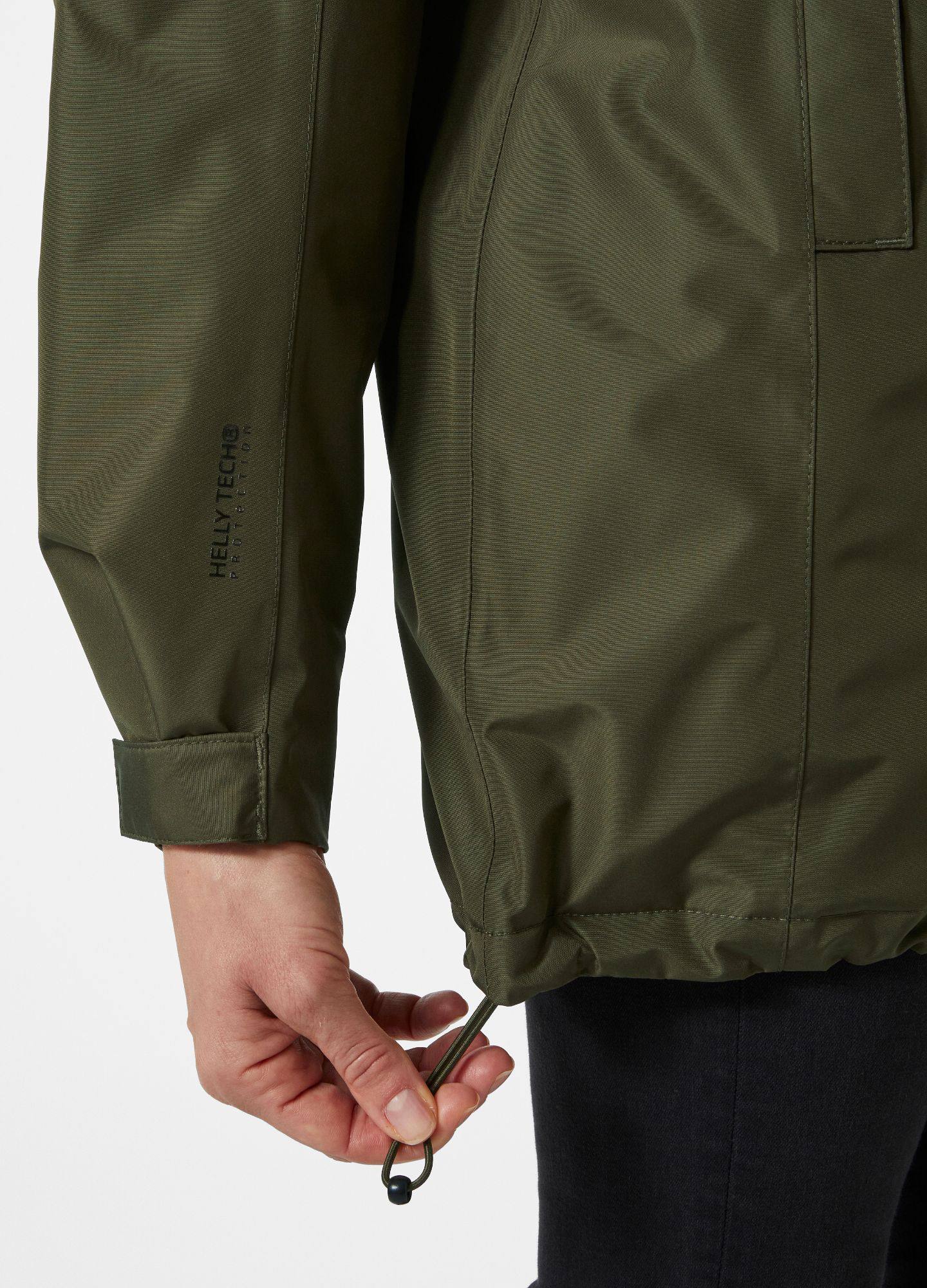 Helly Hansen Women's Lisburn Insulated Raincoat Green 02