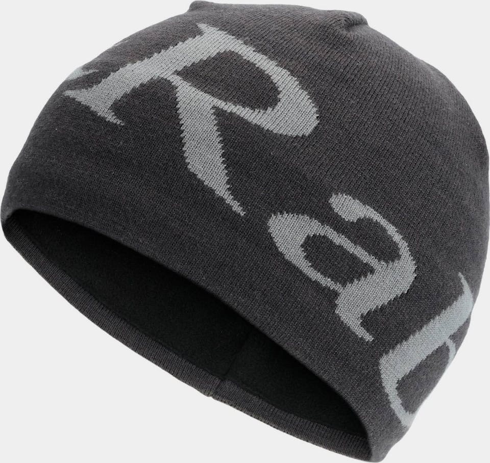 Rab Logo Beanie Anthracite 01