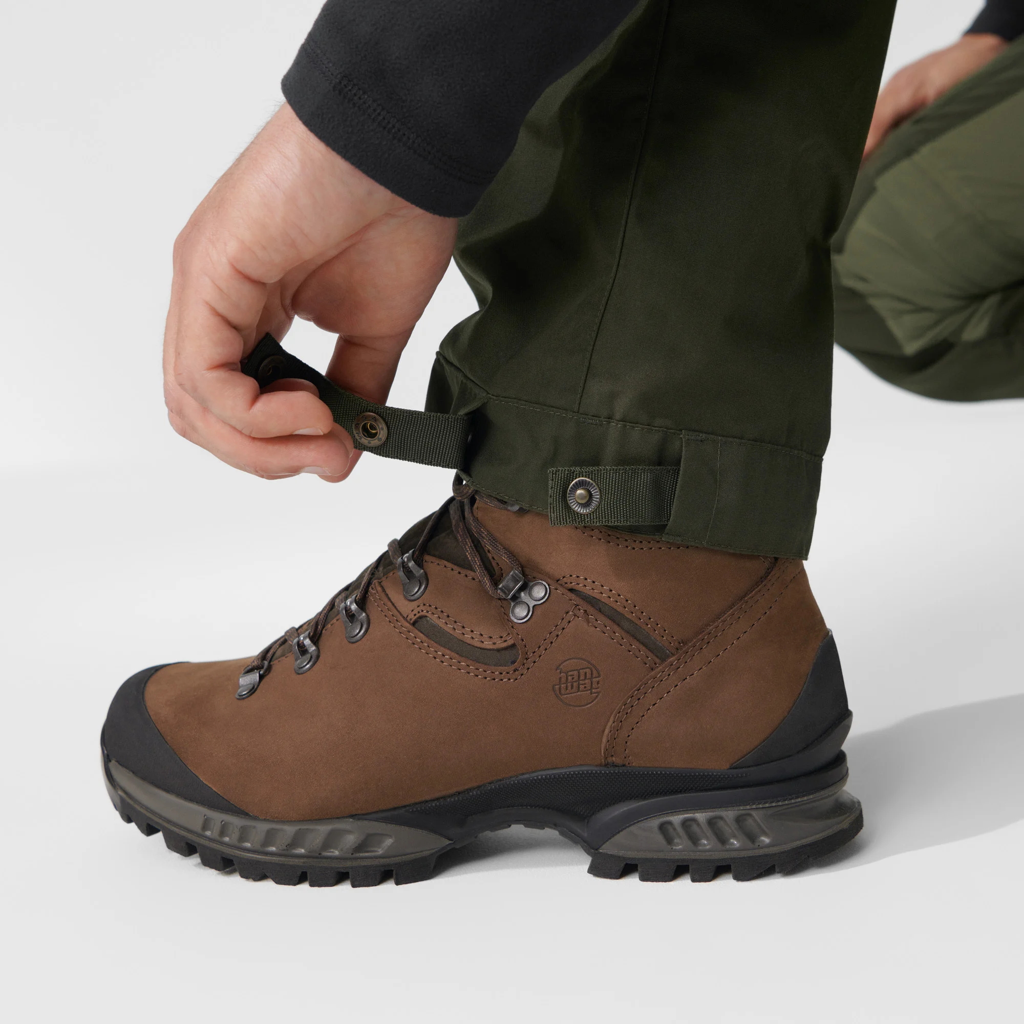 Fjällräven Keb Gaiter Trousers Long Musta / Stone 14