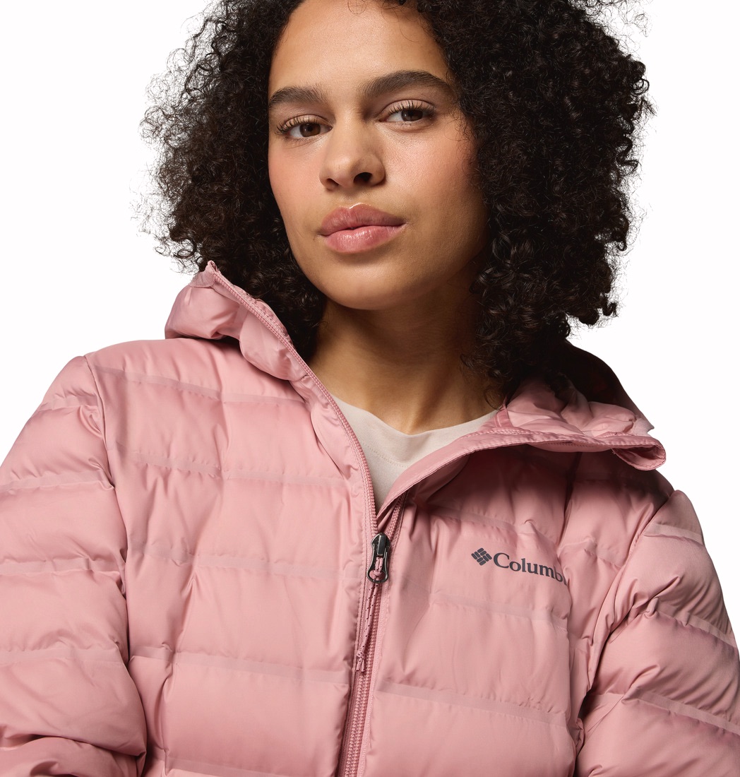 Columbia Women's Lake22 II Down Hood - Naisten untuvatakki Red Lily 03