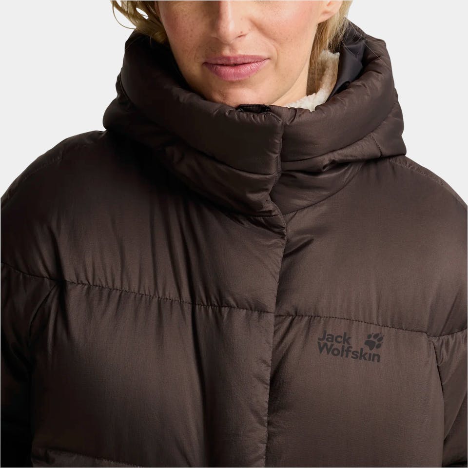 Jack Wolfskin Women's Icy Hill Down Coat Peat Moss 09