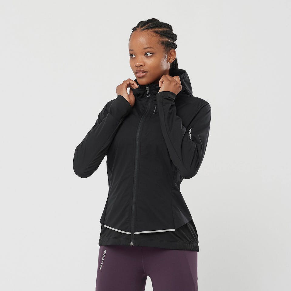 Salomon Women's Light Shell Jacket Black 04