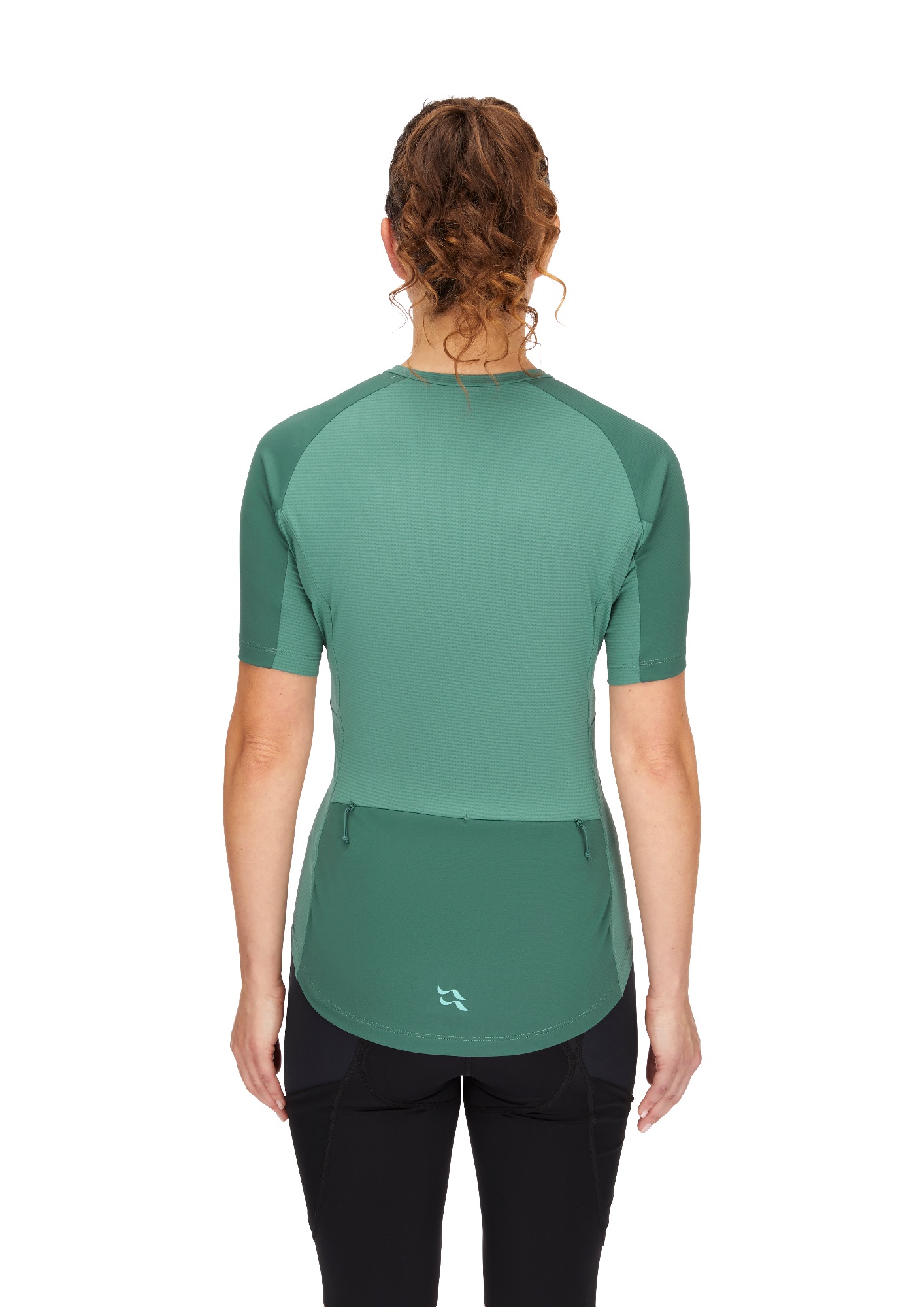 Rab Women's Cinder Tract Jersey Green Slate / Eucalyptus 03