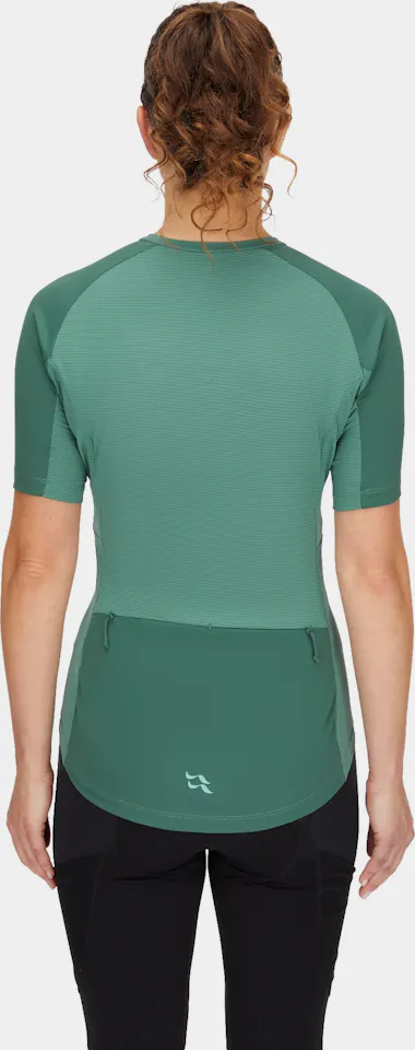 Rab Women's Cinder Tract Jersey Green Slate / Eucalyptus 03