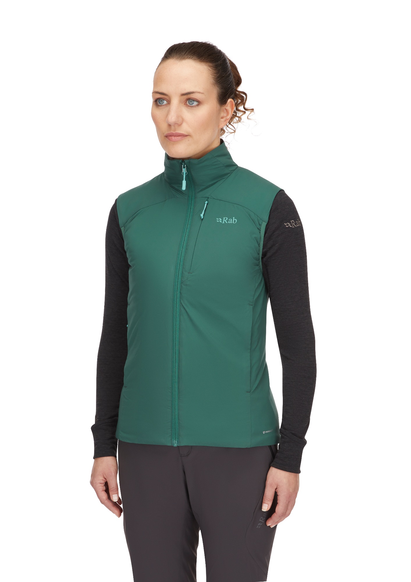 Rab Women's Xenair Vest Slate Green 02
