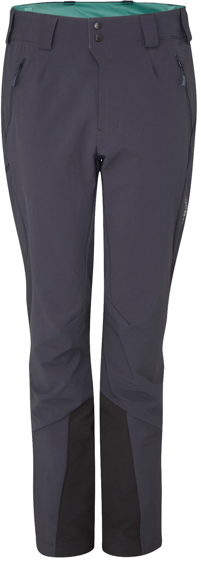 Rab Women's Ascendor Pant Ebony/Eukalyptus 04