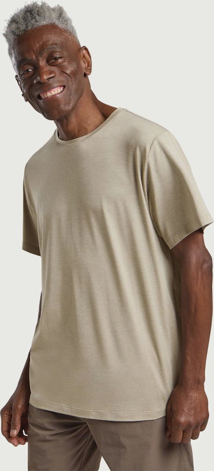 Jack Wolfskin Men's Travel Tee Stone Heather 01
