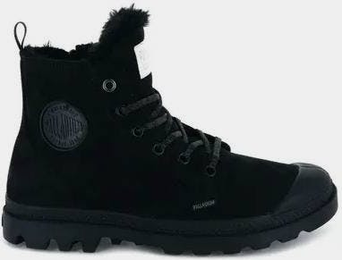 Palladium Women's Pampa Zip Hi Wl - Naisten talvikengät Musta 01