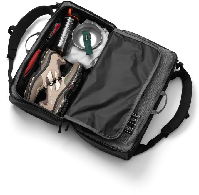 DB Roamer Pro Split 50L Duffel Black 05