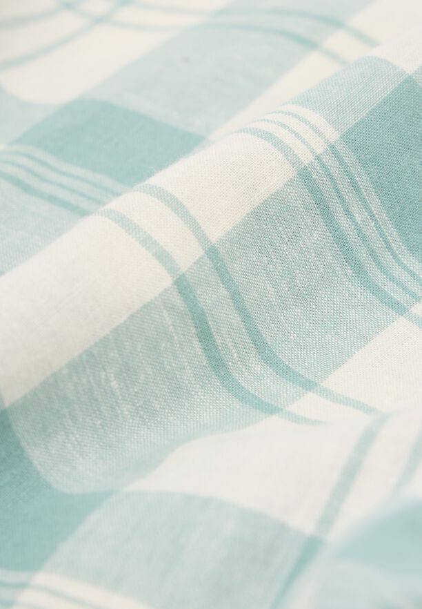 Jack Wolfskin Men's Great Plains Short Sleeve Shirt Check soft jade 07