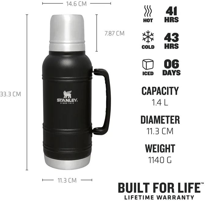 Stanley The Artisan 1,4L Thermal Bottle Black 04