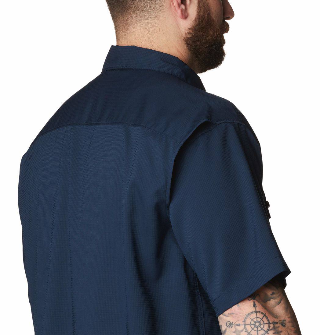 Columbia Men's Utility II Solid Short Sleeve Big Navy 04