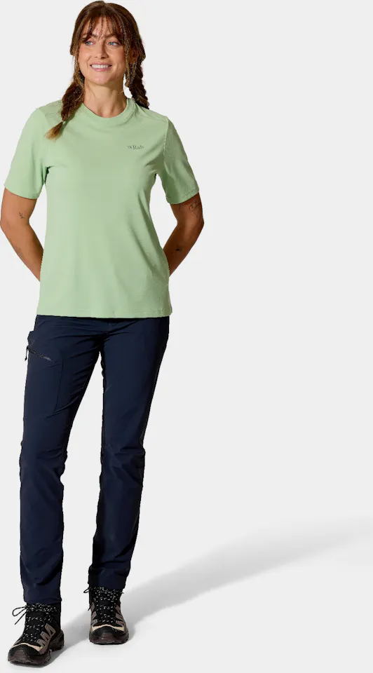 Rab Women's Force Tee Fig Green 04