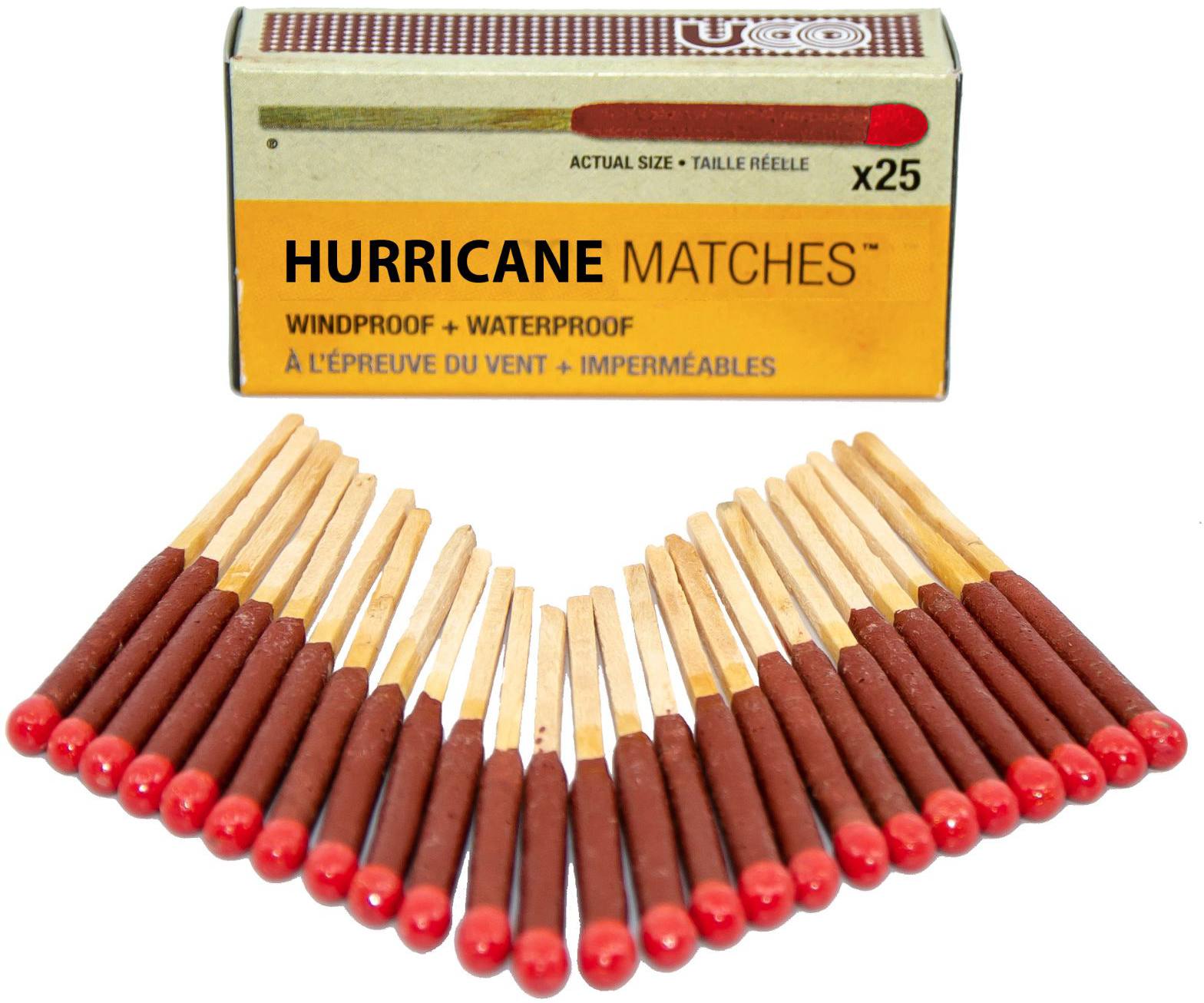 Hurricane Matches 25 pcs