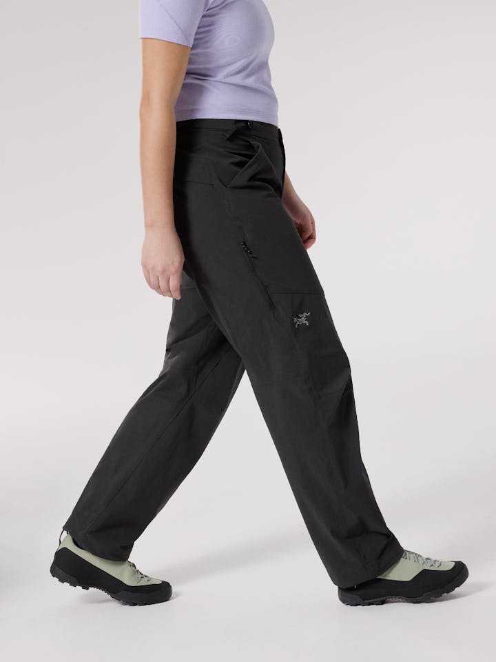 Arc'teryx Women's Clarkia Cotton Wide Leg Pants Musta 05