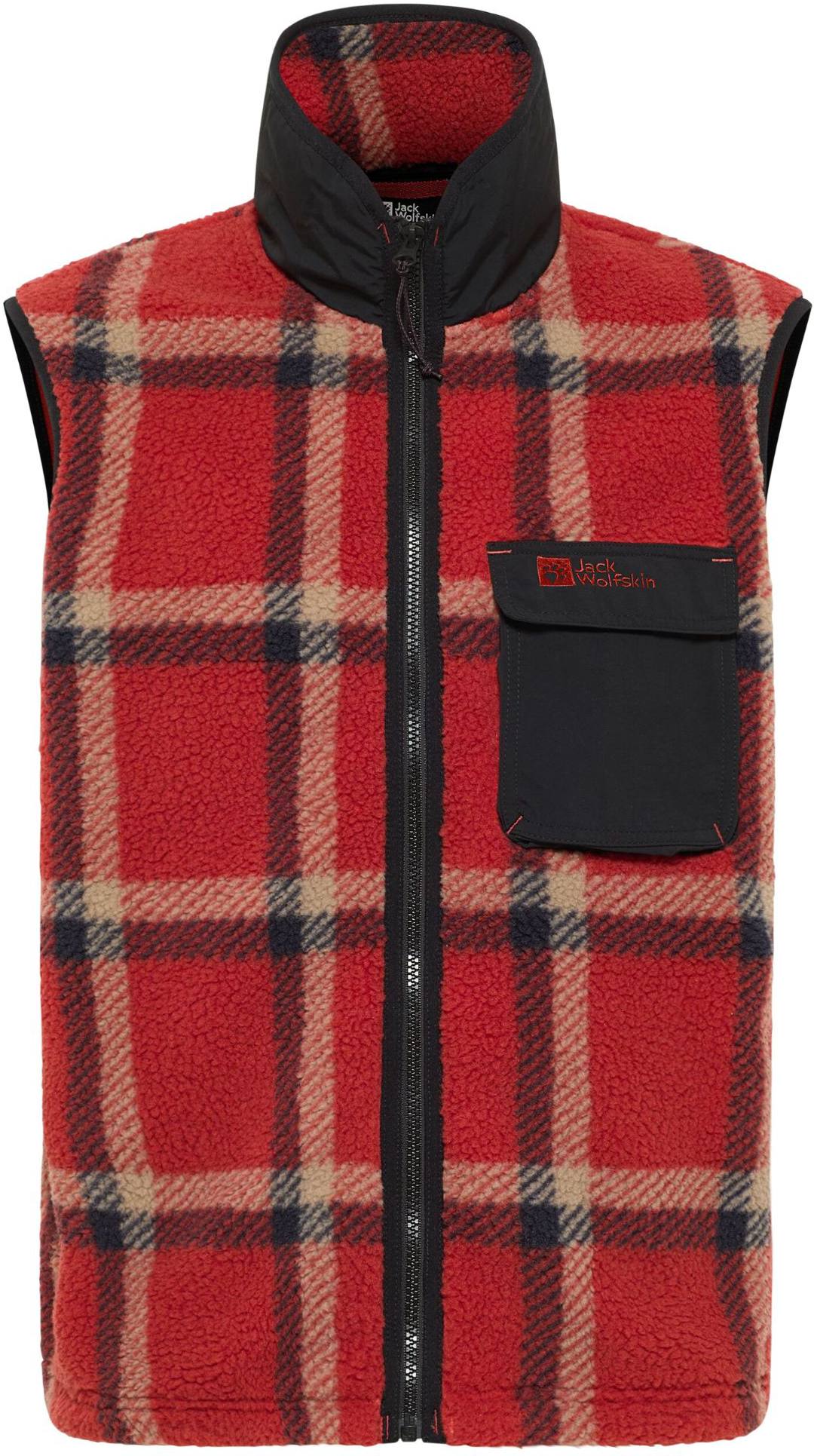 Jack Wolfskin Men’s Felslicht Check Vest