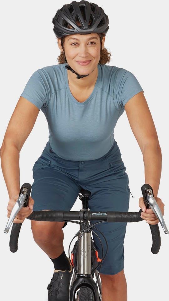 Rab Women's Cinder Kinetic Shorts Orion Blue 05