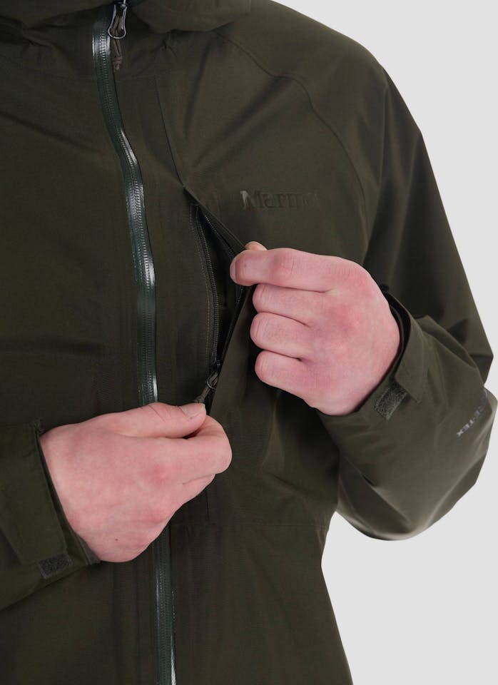 Marmot Men's Waypoint GTX Jacket Tummanvihreä 03